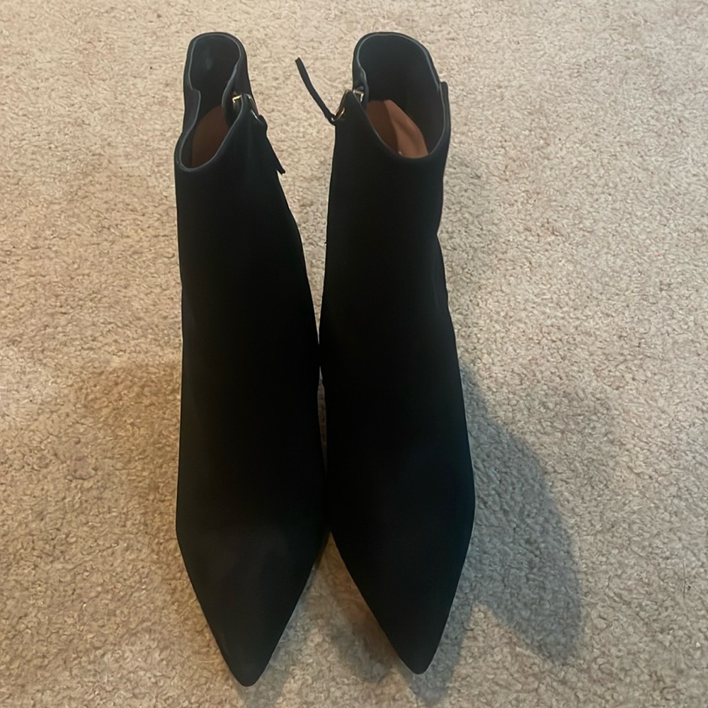 J Crew Pointed Stiletto Ankle Boots